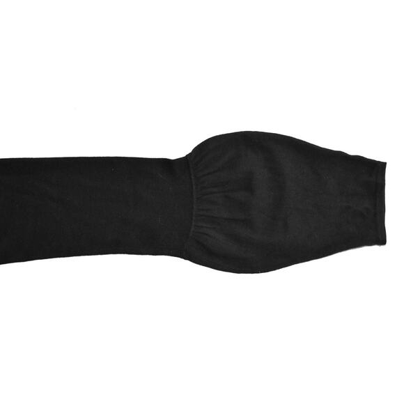 B2 Auth BURBERRY LONDON Black Wool Shoulder Button Detail Crew Neck Sweater Sz S - Picture 6 of 6